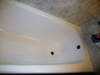 Ремонт старой чугунной ванны  в Песочине